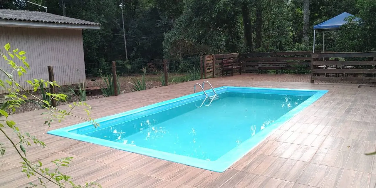 Imagem Chácara 8000m2 com Piscina e Pomar em São Salvador Cascavel