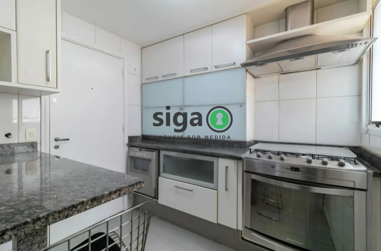 Imagem Apartamento no Brooklin com 125m², 3 dormitórios, 2 suítes, 3 vagas e lazer completo