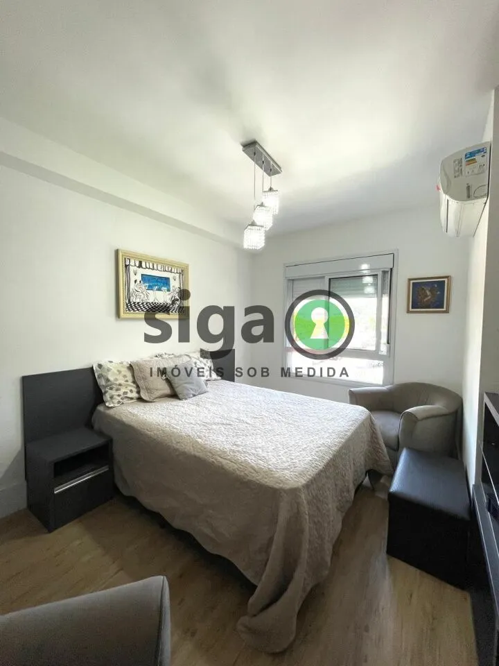 Imagem Apto com 45,51m², Mobiliado, em Pinheiros à venda, 1 quarto e 1 vaga