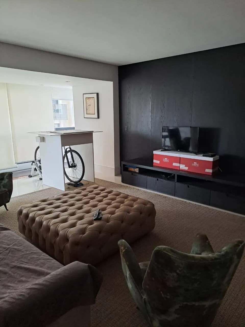 Imagem Apartamento Mobiliado de 160m² com 2 Suítes, Escritório e 3 Vagas Cobertas na Alameda Cauaxi