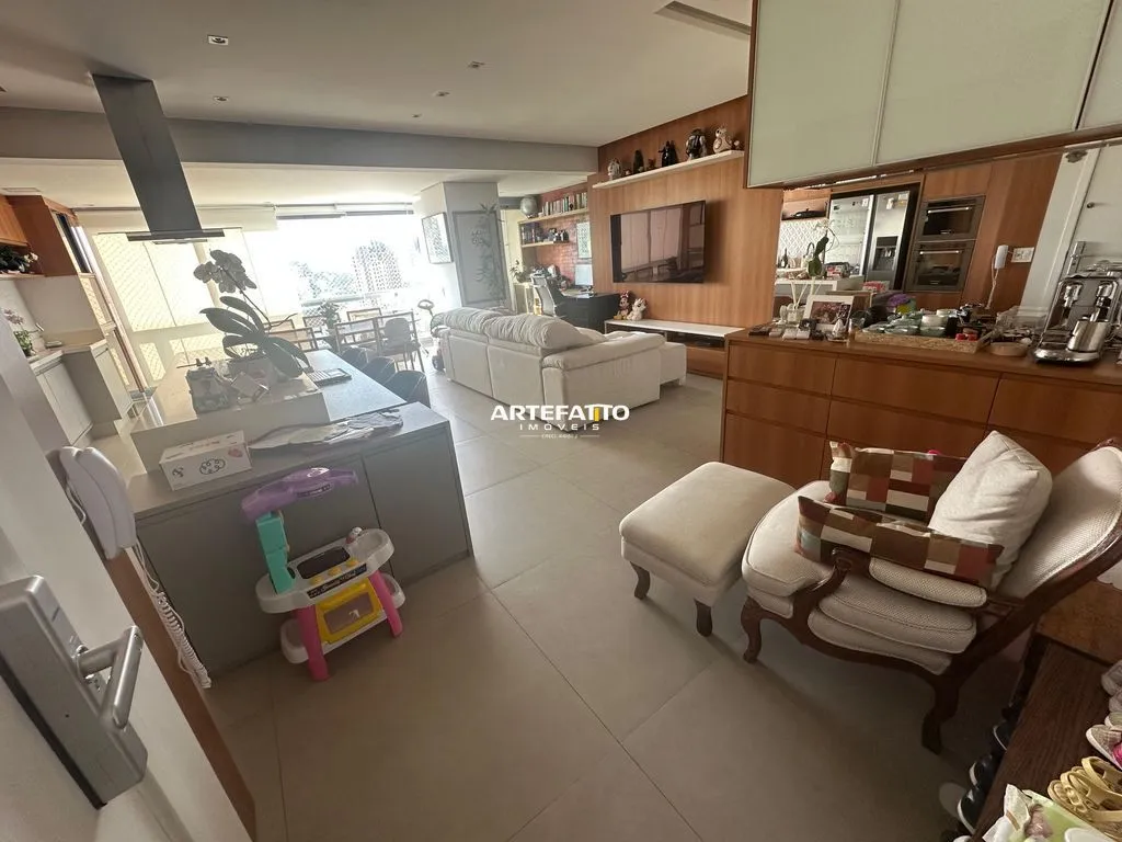 Imagem O apartamento, com 93m2 , 2 quartos (podendo fazer 3) com , 2 vagas