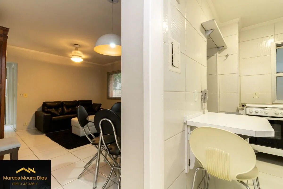 Imagem Apartamento Moderno no Jardim Paulista, 1 Dormitório e 1 Vaga de Garagem