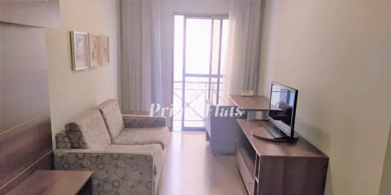 Foto do imóvel Flat disponível para venda no Hotel São Caetano do Sul, com 42m², 1 dormitório e 1 vaga de garagem em Rua Alegre