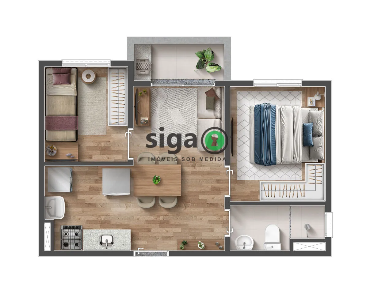 Imagem Apartamento 35 metros ao lado do Metrô Butantã para Airbnb