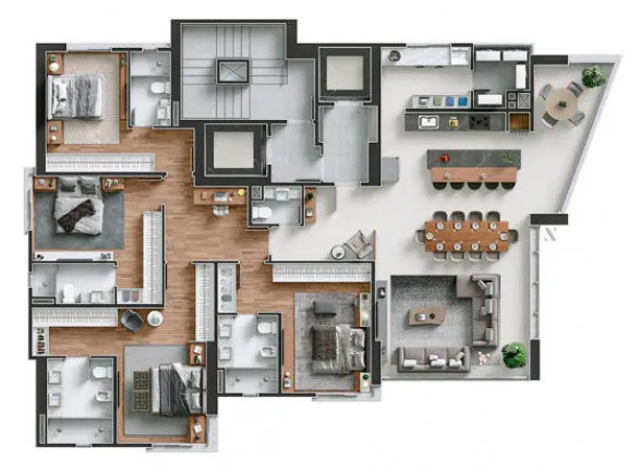 Imagem Apartamento com 4 Quartos à Venda, 190 m² em Centro - Balneário Camboriú