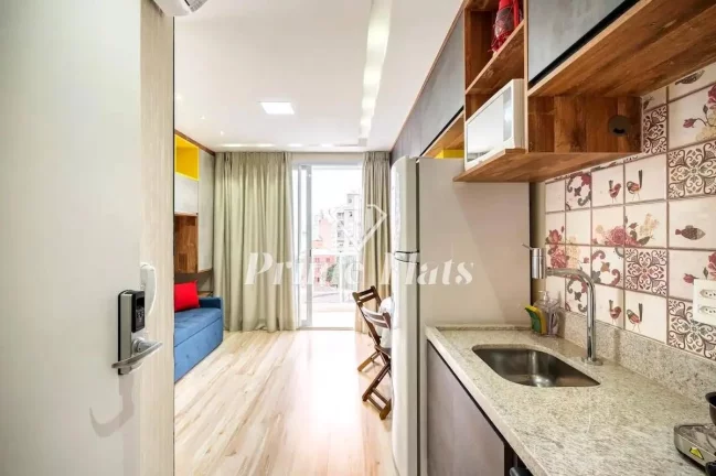 Imagem Flat disponível para venda no Condomínio Downtown Luz, com 23m², 1 dormitório e 1 vaga