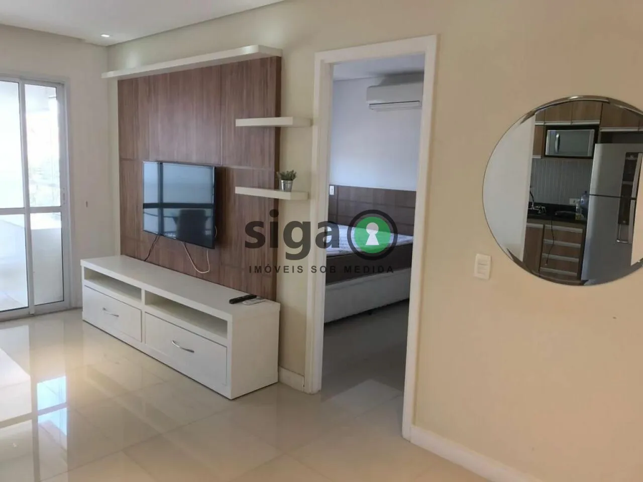 Imagem APARTAMENTO MOBILIADO COM 1 DORMITORIO PARA LOCAÇÃO NO BROOKLIN