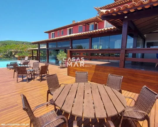 Imagem Casa Frente Mar para Temporada em Armação dos Búzios / RJ no bairro Ferradura
