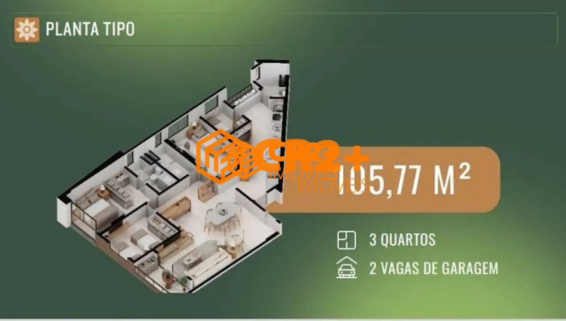Imagem Lançamento Apartamento a Venda de 105 m² com 3 quartos 1 suíte no Poço da Panel