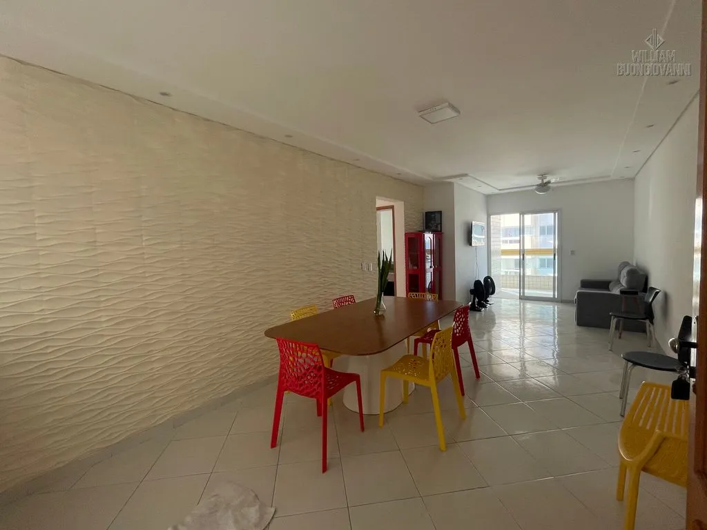 Foto do imóvel Apto Tupi, 100m², 3 Dorm, 1 Suíte, Vista Mar e Churrasqueira Privativa em Vila Tupi, Praia Grande - SP