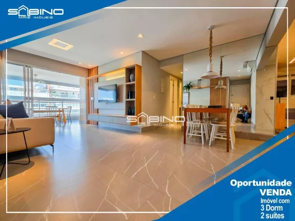 Foto do imóvel Apartamento à venda, com 3 Dormitórios 2 suítes 95m² 2 vagas - em Riviera de São Lourenço - Bertioga SP