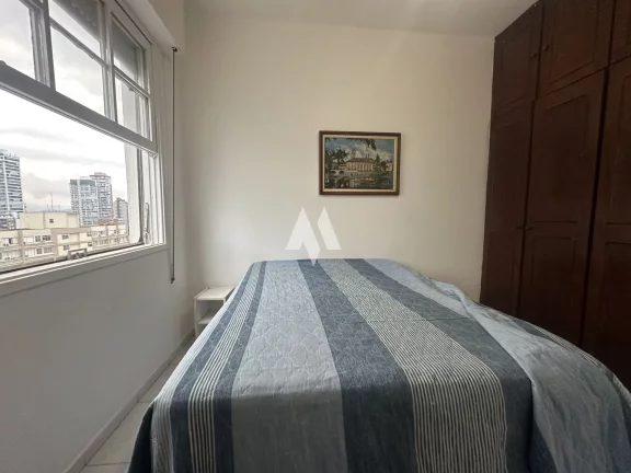 Imagem Apartamento com Vista para o Mar no Embaré – 1 Dormitório