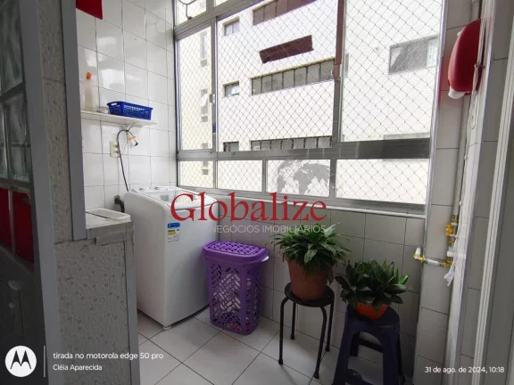 Imagem Apartamento com 2 dormitórios e varanda de frente á venda R$ 746.000,00 no bairro Aparecida em Santos -SP.