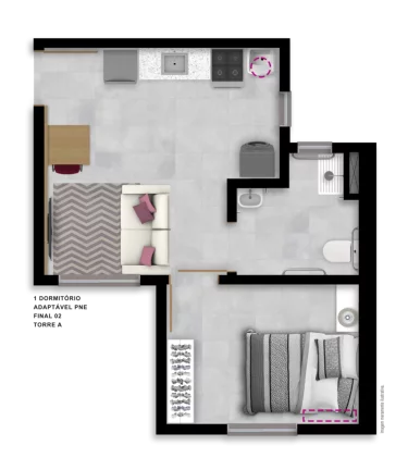 Imagem Villa Pienza - Fase 3 - Apartamento à venda no bairro Hípica - Porto Alegre/RS