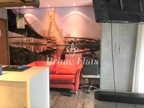Imagem Flat disponível para venda no Estanplaza Funchal Faria Lima, com 28m², 1 dormitório e 1 vaga