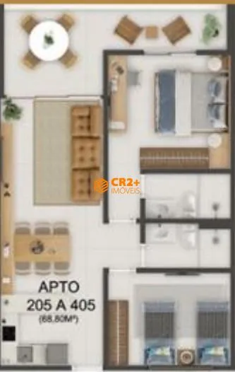 Imagem Flat á Venda Beira Mar de Antunes
