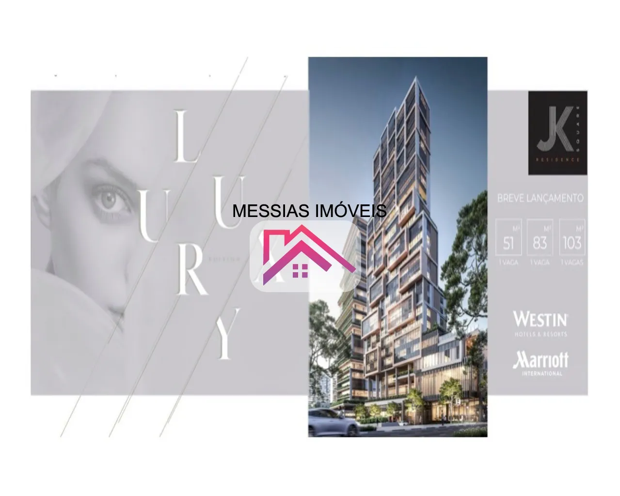Imagem APARTAMENTOS DE 1 E 2 DORMITÓRIOS E 1 VAGA - JK SQUARE ITAIM