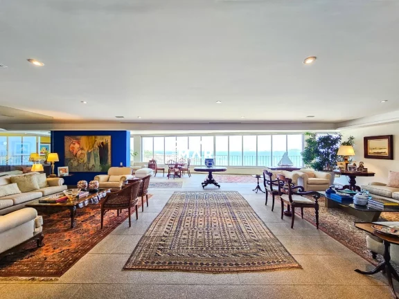 Foto do imóvel Venda Luxuoso Apartamento Frente Mar em Arpoador, RJ, 3 Suítes, 2 Vagas. Espaçoso, Privacidade e Tranquilidade