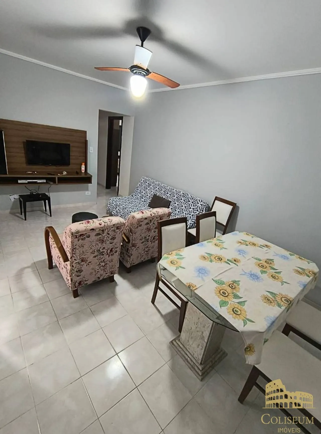 Imagem Apartamento com 1 dormitório à venda, 55 m² por R$ 359.000,00 - Canto do Forte - Praia Grande/SP