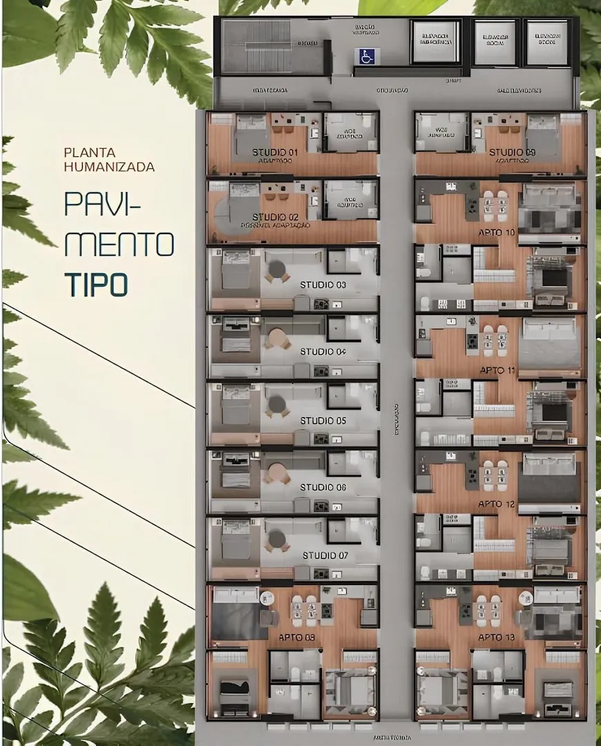 Imagem Flat moderno no Burj Lavie com lazer inovador, arquitetura sofisticada e localização privilegiada em Tambauzinho.