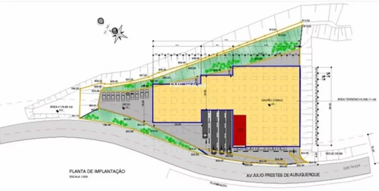 Imagem Galpão com 3.356m² em Itapecerica da Serra.