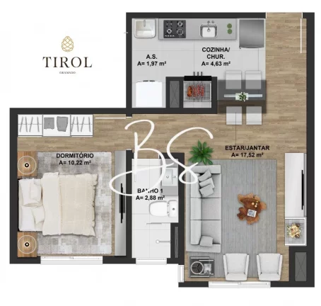 Imagem APARTAMENTO RESIDENCIAL em GRAMADO - RS, Rua Merano, 200 - Tirol