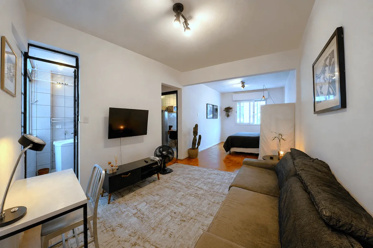 Imagem Apartamento com 1 Quarto para alugar, 46m² - Pinheiros