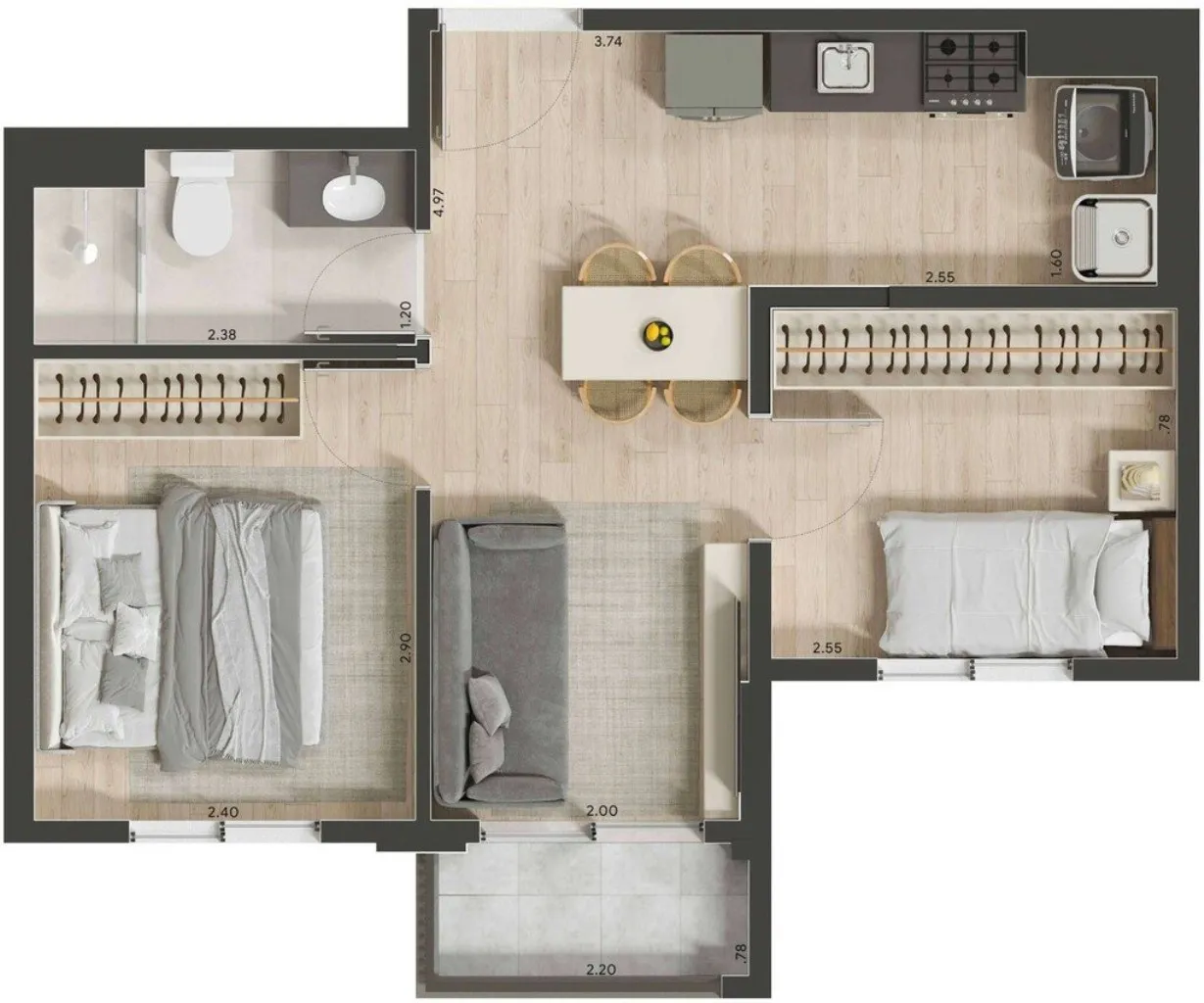 Imagem APARTAMENTO RESIDENCIAL em São Paulo - SP, Bela Vista