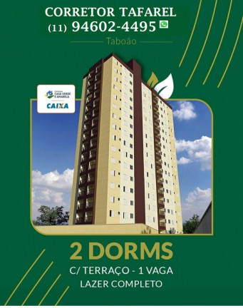 Imagem Apartamento com 2 Quartos à Venda, 50 m² em Jardim Record - Taboão da Serra