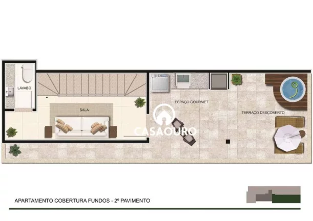 Imagem Cobertura à venda, 75 m² por R$ 820.000,00 - Anchieta - Belo Horizonte/MG