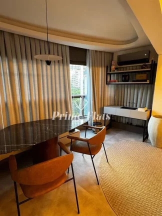 Imagem Flat disponível para venda no Cyrela by Pininfarina no Itaim Bibi, com 49m², 1 dormitório e 1 vaga