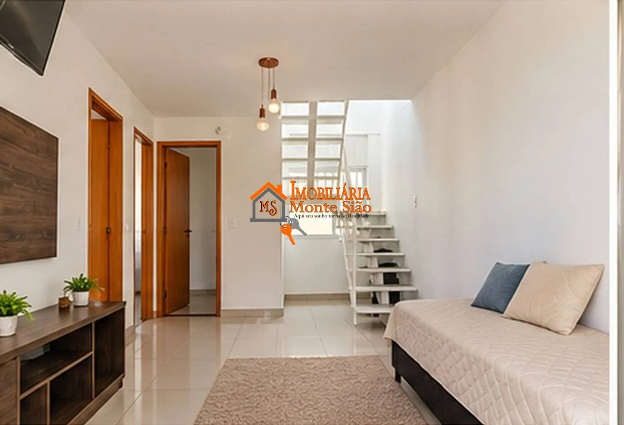 Imagem Apartamento Duplex com 2 dormitórios à venda, 84 m² por R$ 318.000,00 - Cidade Nova Bonsucesso - Guarulhos/SP