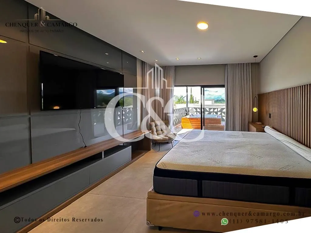 Imagem Casa Alto Padrão Mobiliada Reserva da Serra Jundiaí 4 Suítes Locação