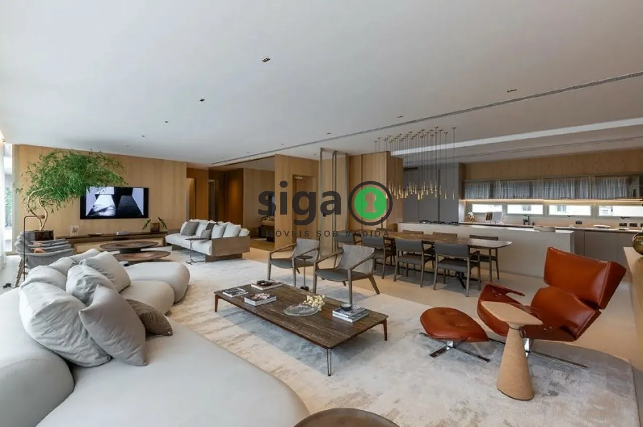 Foto do imóvel Apartamento Decorado à venda no Itaim Bibi de 293 m² com 4 Suítes e 5 Vagas - São Paulo