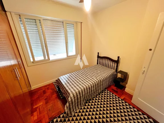 Imagem Apartamento com varanda e de frente no gonzaga - 03 dormitórios