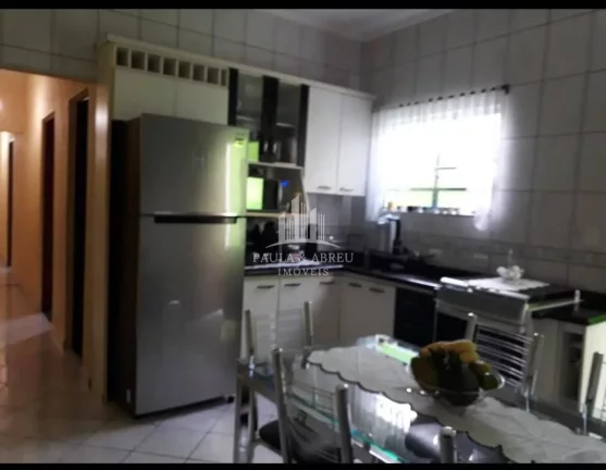 Imagem Casa "Térrea" 125m² 3 Quartos 1 Suíte, 2 Vagas, Dá Financiamento, ±95m² de Área de Lazer Com Churrasqueira, na Vila Morelli, Mauá-SP