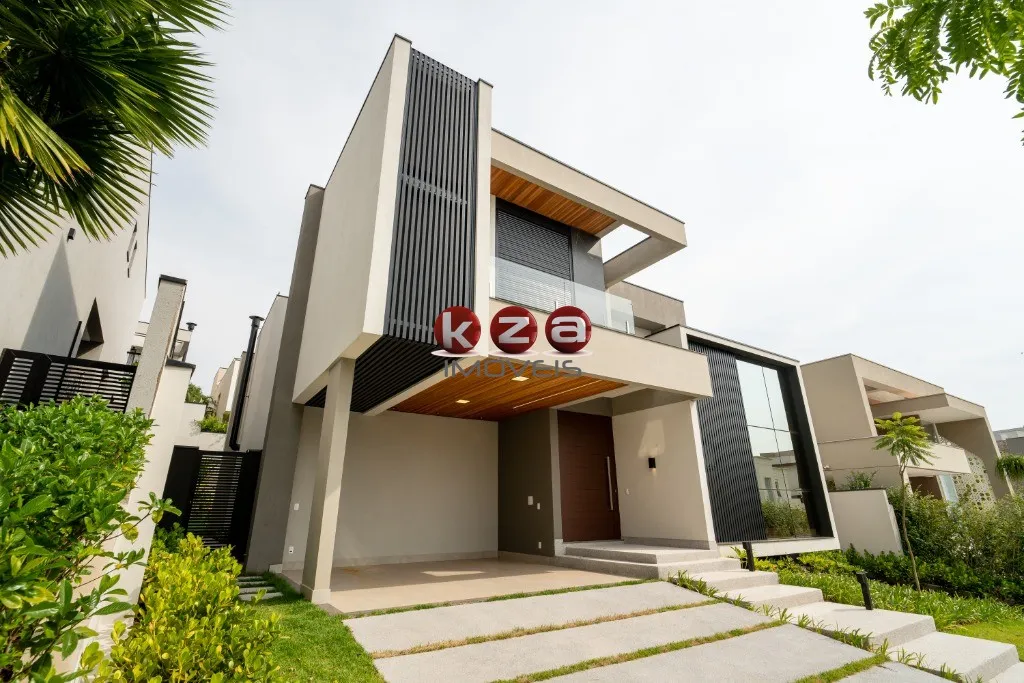 Imagem Imponente Casa de Luxo em Condomínio Alphaville Dom Pedro 3, Campinas-SP: 4 Quartos, 4 Suítes, 3 Salas, 6 Banheiros, 4 Vagas, 346m².
