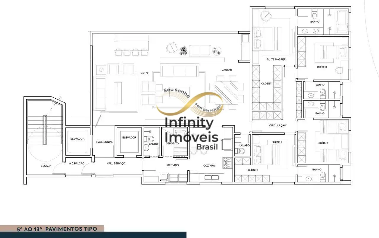 Imagem Halley - Apartamento à venda no bairro Santa Lúcia - Belo Horizonte/MG