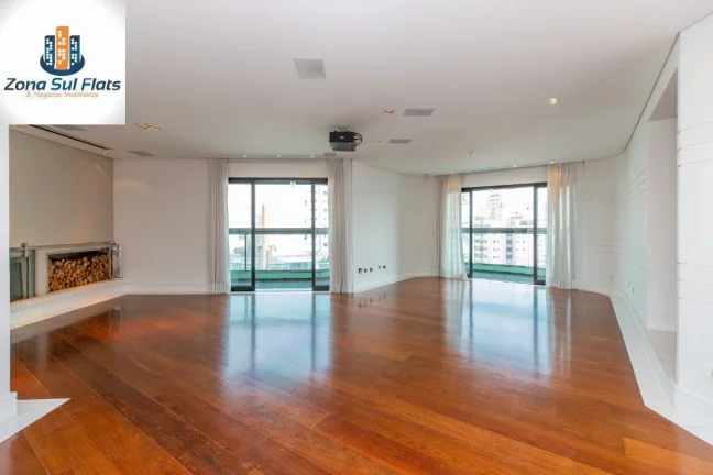 Foto do imóvel Apartamento Alto Padrão à Venda em Moema Com 4 Suítes e 4 Vagas - Varanda Gourmet em ALAMEDA DOS AICÁS