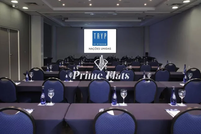 Imagem Flat disponível para venda no São Paulo Naçoes Unidas Affiliated by Meliá, com 22m², 1 dormitório e 1 vaga