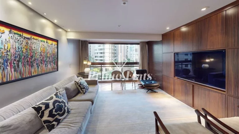 Imagem Flat disponível para locação no The Sutton House com 120m², 3 dormitórios e 2 vagas de garagem