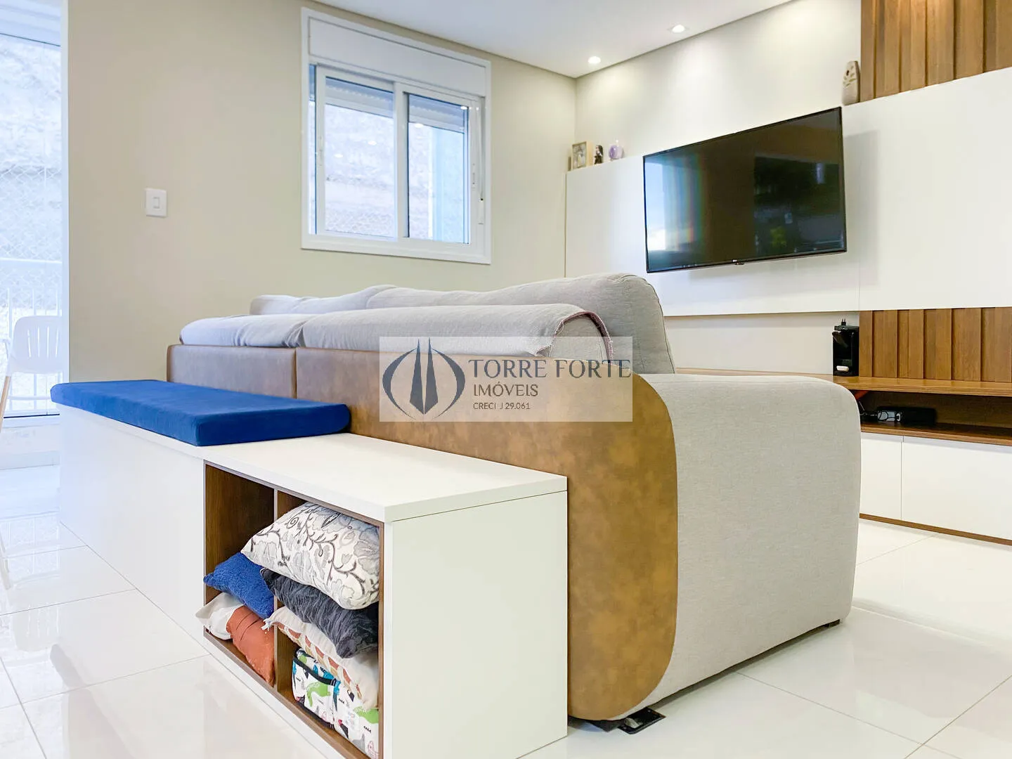 Imagem Ótimo apartamento com 85 m² 2 dormitórios sendo 1 suíte 2 vagas de garagem