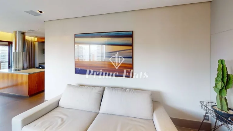 Imagem Flat disponível para locação no Cyrela by Pininfarina no Itaim Bibi, com 96m², 1 dormitório e 4 vagas