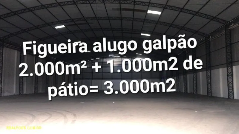 Imagem Galpão para Locação em DUQUE DE CAXIAS, Figueira, 2 banheiros