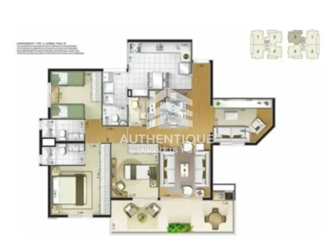 Imagem CASTELLO DI ROMA SBC - Apartamento à venda no bairro Centro - São Bernardo do Campo/SP
