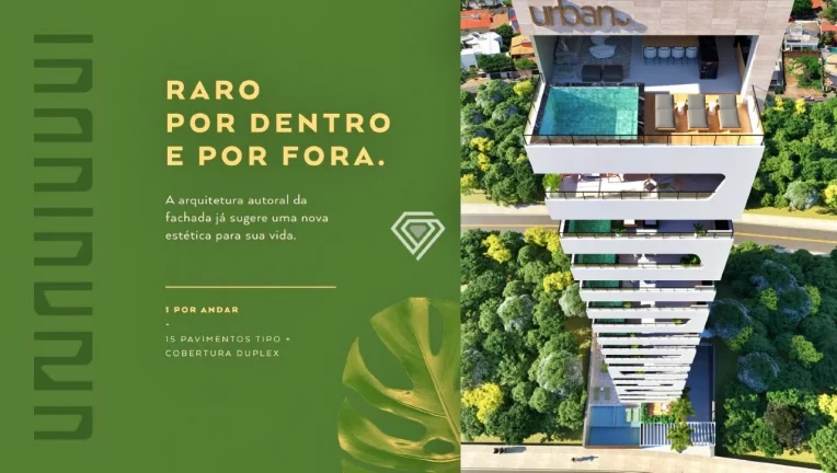 Imagem Apartamento 4 Suítes, 253 m² à Venda no Urban Raro - 404 Sul