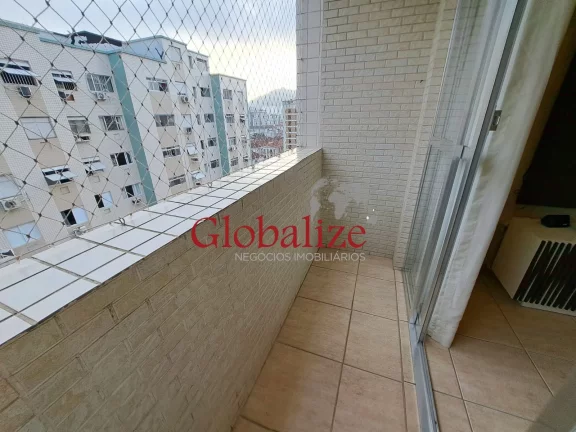 Imagem Apartamento à venda com 84m², 2 quartos, 2 banheiros, dependência, 1 vaga por R$536.000,00 n0 Campo Grande em Santos