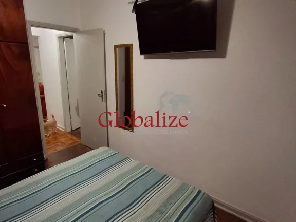 Imagem Apartamento à venda com 66,7m², 2 quartos, sala ampla, vaga coletiva por R350.000,00 no Embaré em Santos