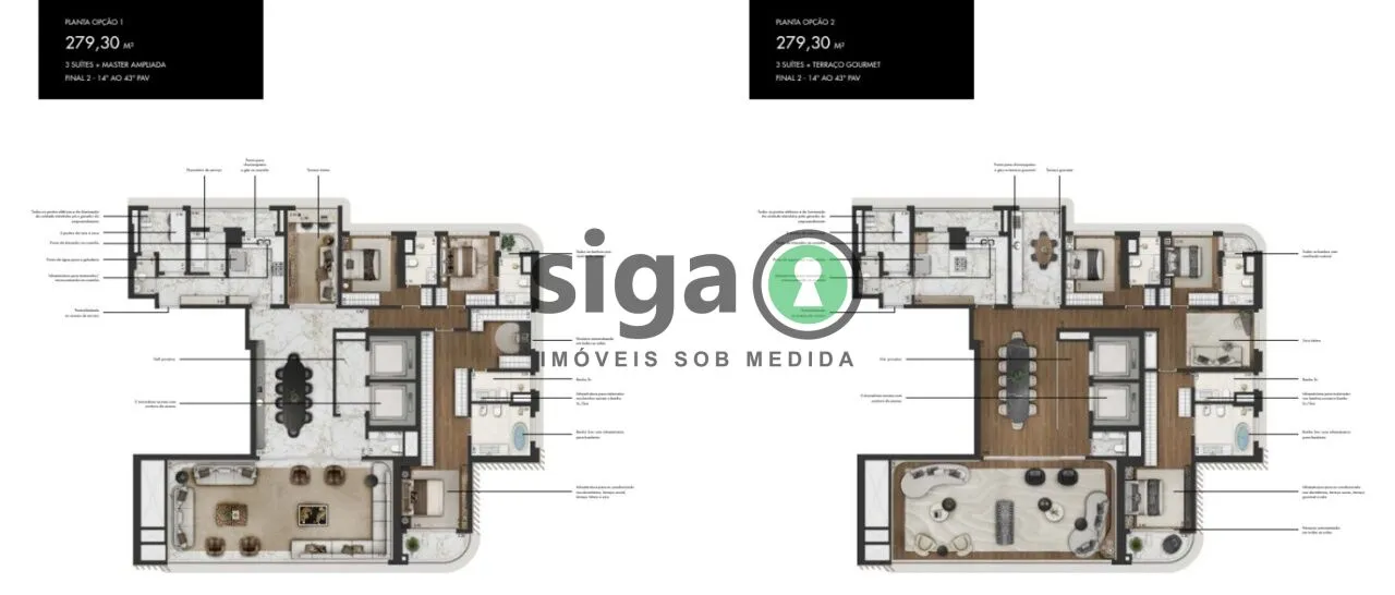 Imagem Apartamento para venda em Pinheiros 04 suítes, São Paulo - SP