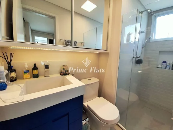 Imagem Flat disponível para locação no Condomínio Affinity Vila Olímpia com 42m² 1 dormitório e 1 vaga de garagem